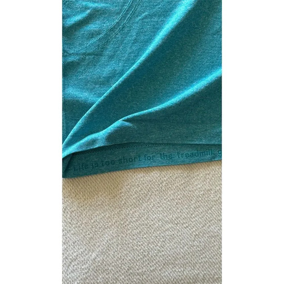 Lululemon Swiftly Tech Short Sleeve Tee Women's Size 6 Turquoise - Picture 2 of 6